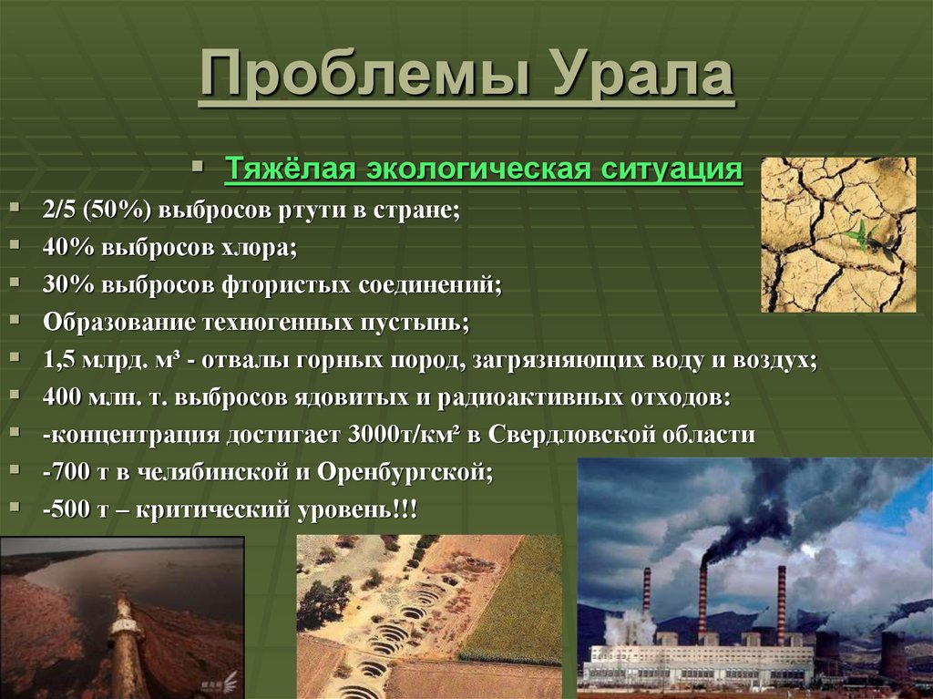 Экологические проблемы урала картинки